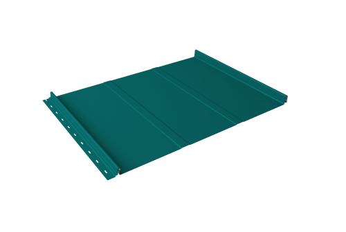 Кликфальц Line Grand Line 0.45 PE с пленкой на замках RAL 5021 водная синь