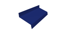 Отлив простой 50 0,45 PE с пленкой RAL 5002 ультрамариново-синий (2м)