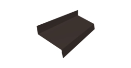Отлив простой 50 0,45 PE с пленкой RR 32 темно-коричневый (2м)