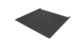 Фальц двойной стоячий Line Grand Line 0,5 Velur X с пленкой на замках RAL 7016 антрацитово-серый