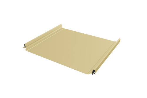 Кликфальц Pro Grand Line 0,5 Satin с пленкой на замках RAL 1015 светлая слоновая кость