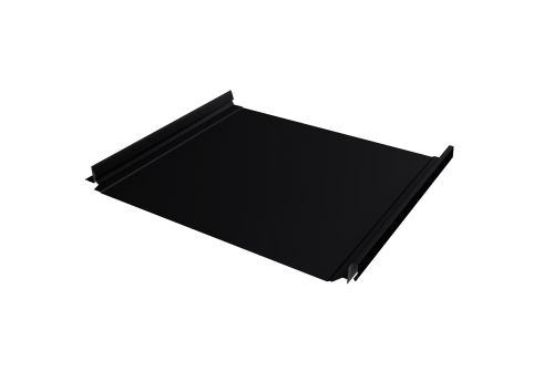 Кликфальц Pro Grand Line 0,5 Satin с пленкой на замках RAL 9005 черный