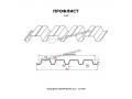 Профнастил Н60 x 845 А ПЭ 01 9003 0,8 мм