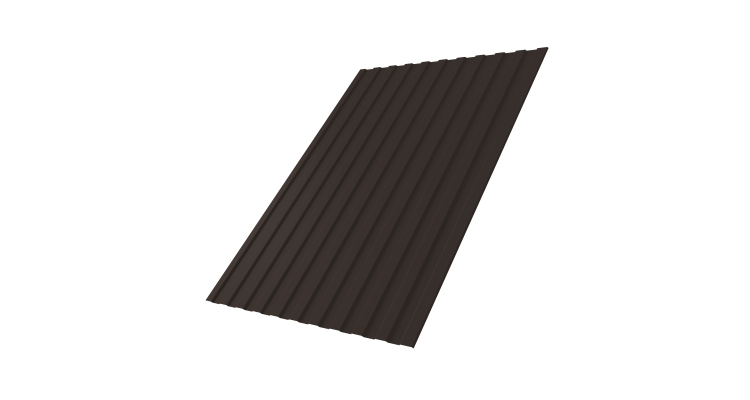 Профнастил С8А 0,45 Drap ST RR 32 темно-коричневый