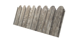 Профнастил С10B фигурный 0,45 Print Elite Nordic Wood TwinColor