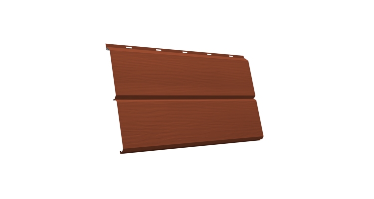 ЭкоБрус 3D 0,345 GL 0.5 Satin Matt TX с пленкой RAL 8004 терракота