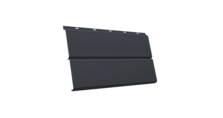 ЭкоБрус 3D 0,345 GL 0.5 Drap с пленкой RAL 7024 мокрый асфальт