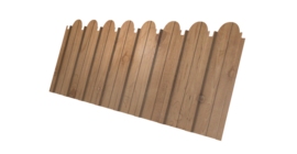 Профнастил C10A фигурный 0.45 Print Premium Pine Wood Fresh