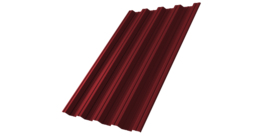 Профнастил НС44 0,7 PE RAL 3005 красное вино