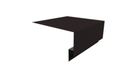 Планка околооконная сложная Блок-хаус new 200х75х27 0,45 PE с пленкой RAL 9005 черный (3м)