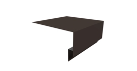 Планка околооконная сложная Блок-хаус new 250х75х27 0,45 Drap ST RR 32 темно-коричневый (2м)