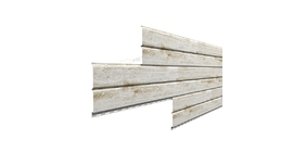 Сайдинг Металл Профиль Lбрус-XL-14х335 (ECOSTEEL_MA-01-Беленый Дуб-0.5)