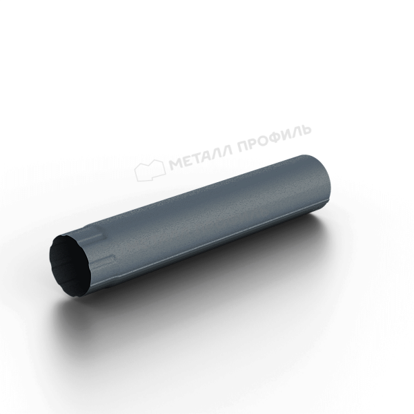 Труба водосточная Металл Профиль Foramina Freeze D100х2000 Grey