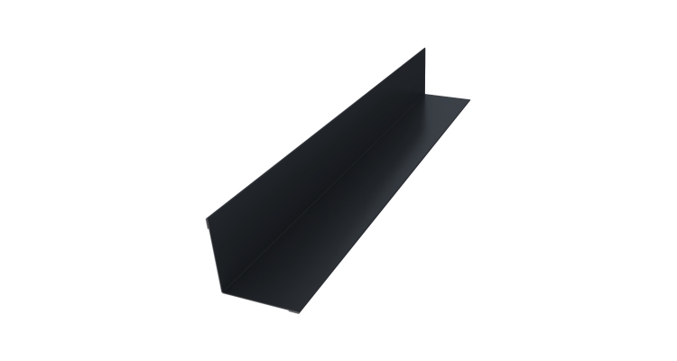 Угол внутренний 50х50 0,45 Drap RAL 7024 мокрый асфальт (3м)