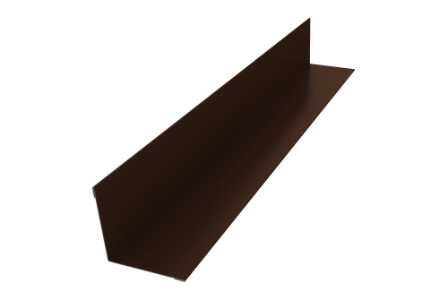 Угол внутренний 50х50 0,45 Drap TX RAL 8017 шоколад (2м)