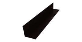 Угол внутренний 50х50 0,5 Drap TX RAL 9005 черный (2м)
