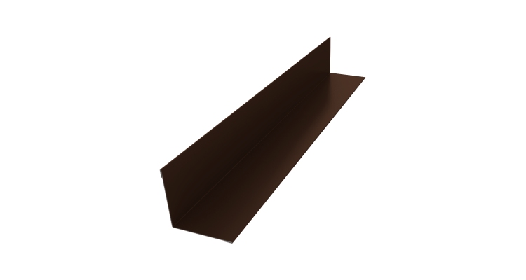 Угол внутренний 30х30 0,5 Satin Matt RAL 8017 шоколад (3м)