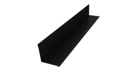 Угол внутренний 30х30 0,5 Satin Matt RAL 9005 черный (2м)