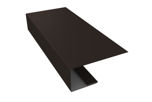 J-Профиль 18мм 0,5 Satin с пленкой RR 32 темно-коричневый (3м)