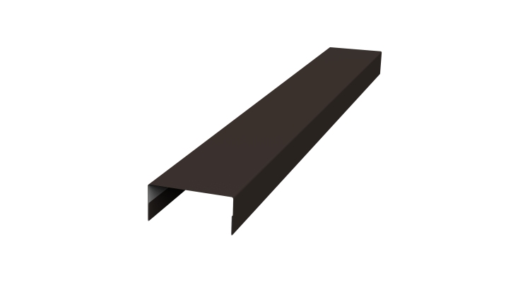 Крышка 30х15 жалюзи Texas 0,5 Drap TX RR 32 темно-коричневый (2,5м)