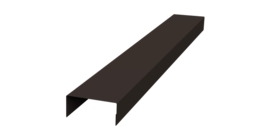 Крышка 45х20 жалюзи Texas 0,5 Satin Matt TX RR 32 темно-коричневый (3м)