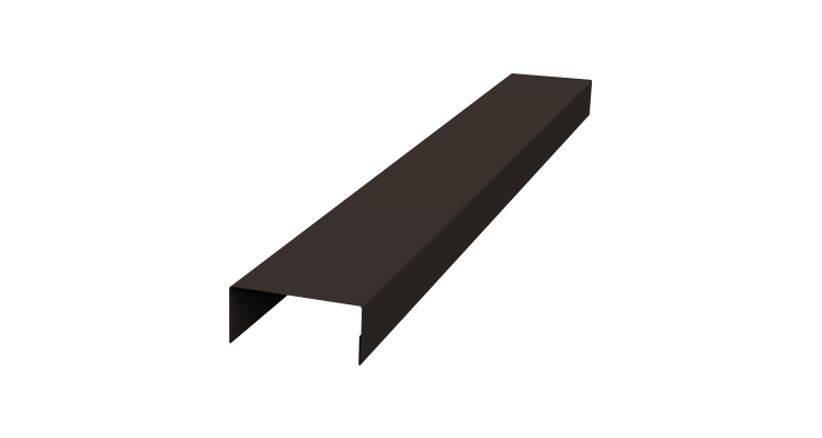 Крышка 45х20 жалюзи Texas 0,5 Velur X RR 32 темно-коричневый (2м)