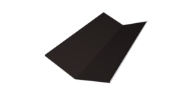 Планка ендовы нижней 300х300 0,45 Drap TX RAL 9005 черный (3м)