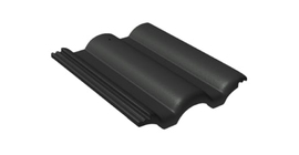 Рядная черепица Braas Таунус черный