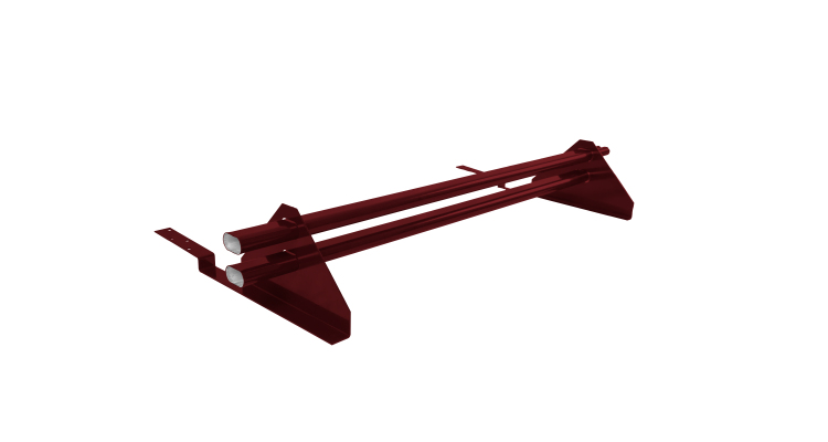Снегозадержатель трубчатый для композитной черепицы Roman RAL 3005 (1м)