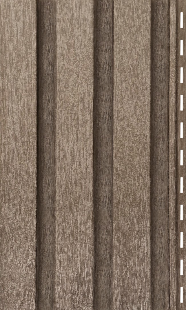 Сайдинг Рейка фасадная орех светлый Тимбер-Блок 3000*275 мм ЮП