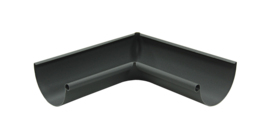 Угол желоба внутренний GL PE Matt 90 гр 125 мм RAL 7024 мокрый асфальт