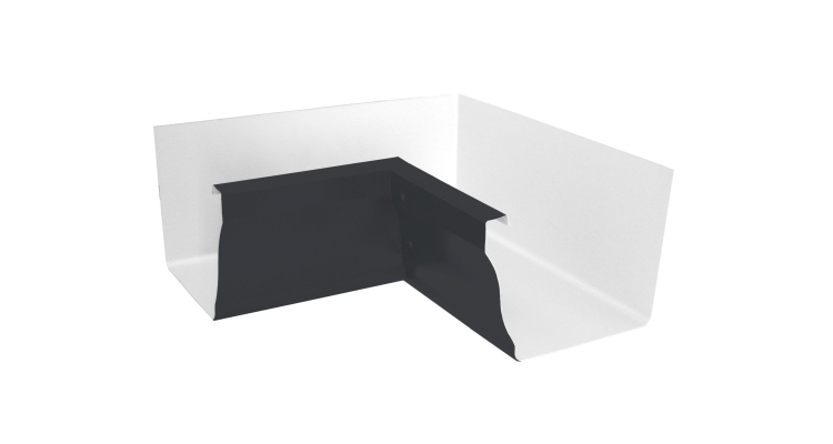 Угол желоба внутренний Vortex Matt 90гр 127мм RAL 7024